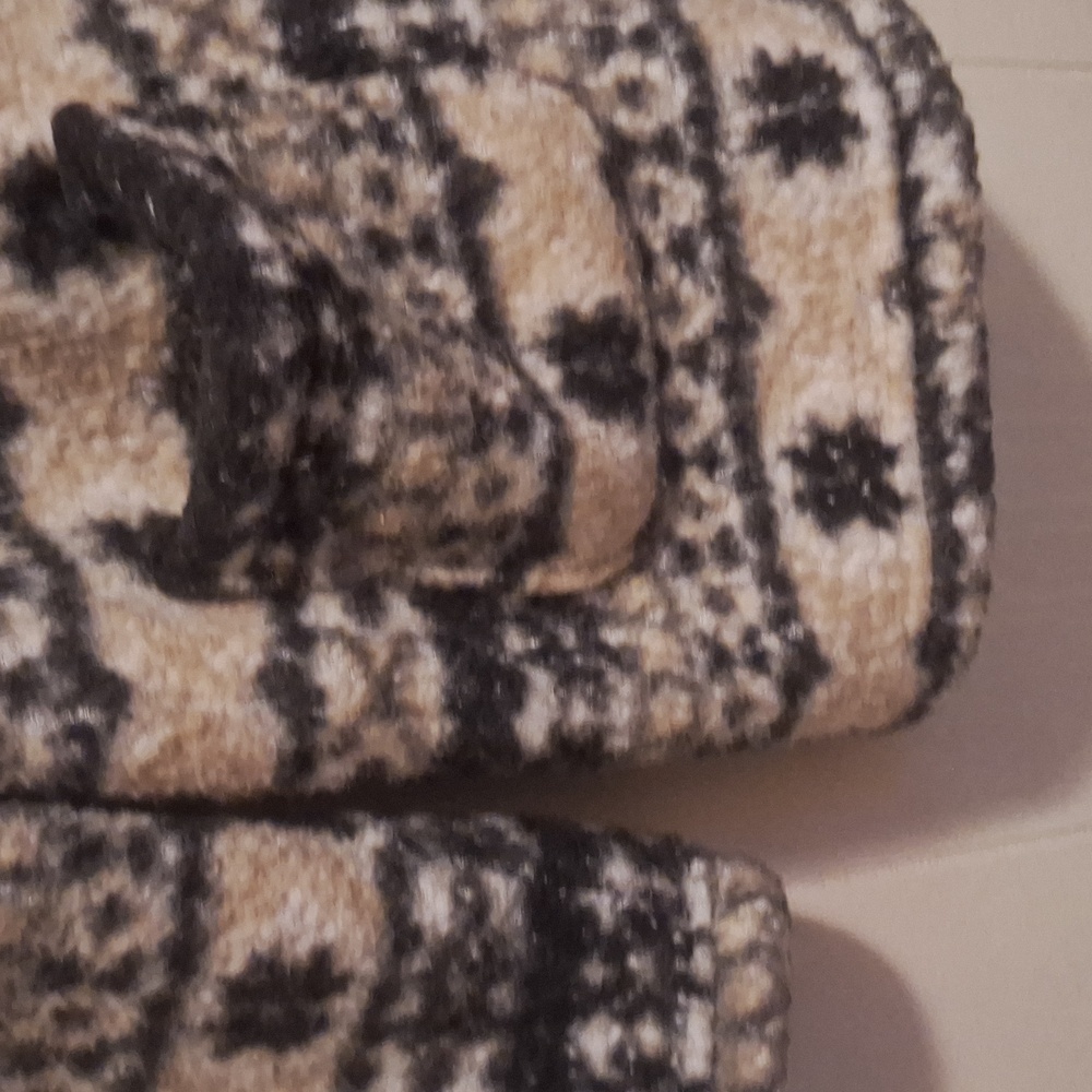 Wrangler Black and Cream Fleece Jacket - Picture 3 of 7